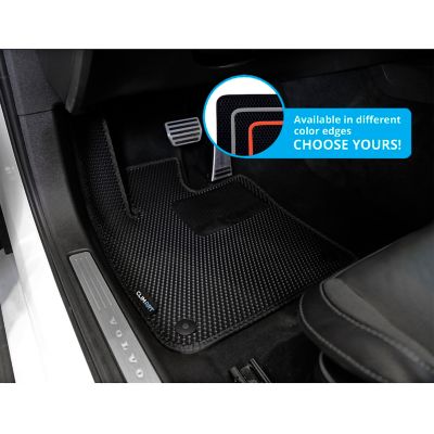Image showing  Custom Fit Floor Mats for Volvo S60 19-23, Honeycomb Dirtproof & Waterproof Technology, All-Weather