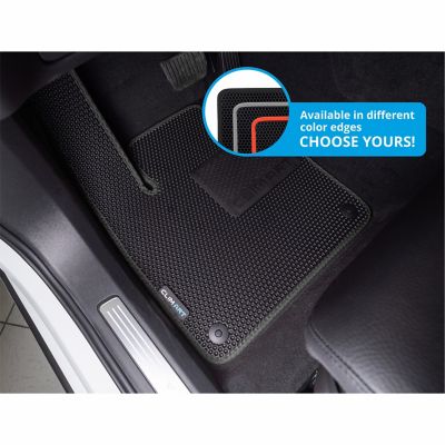 Image showing  Custom Fit Floor Mats for Volvo XC60 18-23, Honeycomb Dirtproof & Waterproof Technology, All-Weather