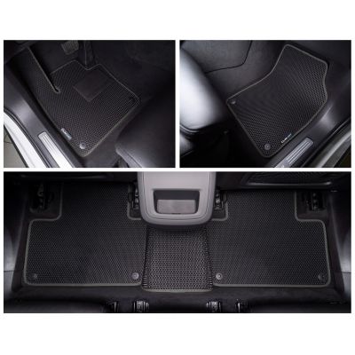 CLIM ART Custom Fit Floor Mats for Volvo XC90 16-23, Honeycomb Dirtproof & Waterproof Technology, All-Weather