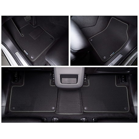 CLIM ART Custom Fit Floor Mats for Volvo XC90 16-23, Honeycomb Dirtproof & Waterproof Technology, All-Weather