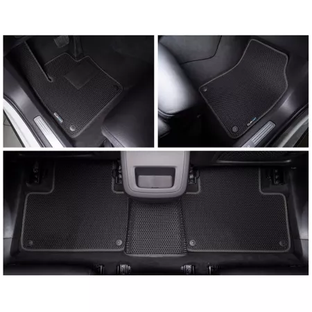 CLIM ART Custom Floor Mats for Volvo XC90 16-23 Honeycomb Technology Anti-Dirt and Waterproof All Season Floor Mats & Cargo Liners