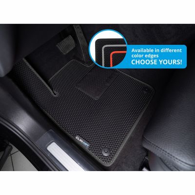 Image showing  Custom Fit Floor Mats for Volvo XC90 16-23, Honeycomb Dirtproof & Waterproof Technology, All-Weather