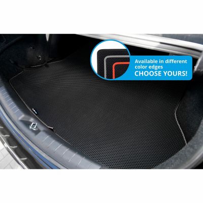 Image showing  Custom Fit Cargo Liner for Hyundai Elantra 17-20, Honeycomb Dirtproof & Waterproof Technology, Heavy Duty, Anti-Slip