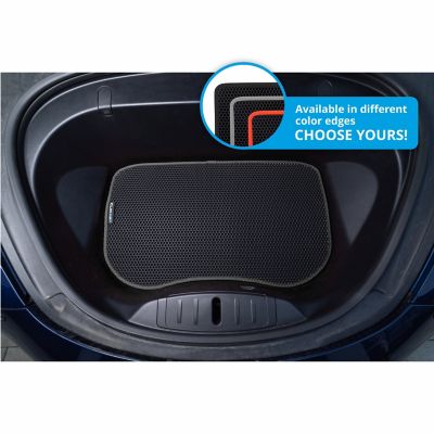 Image showing  Custom Fit Cargo Liner for Tesla Model 3 17-20, Honeycomb Dirtproof & Waterproof Technology, Heavy Duty, Anti-Slip