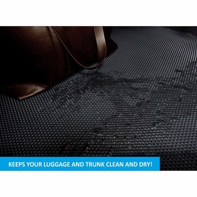 Image showing 2 th CLIM ART Custom Fit Cargo Liner for Toyota C-HR 18-23, Honeycomb Dirtproof & Waterproof Technology, Heavy Duty, Anti-Slip