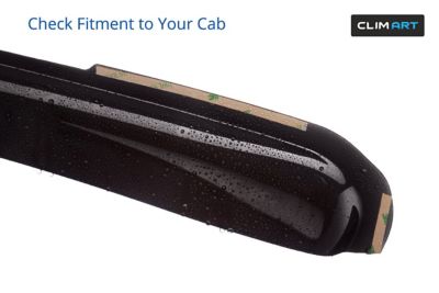 Image showing  In-Channel Window Deflectors Extra Durable for Ford F150 21-23 Regular Cab