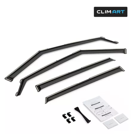 CLIM ART Extra Durable In-Channel Window Deflectors for Kia Seltos 21-23 Window Deflectors