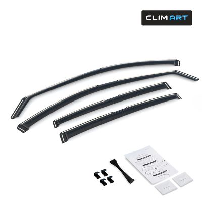 CLIM ART In-Channel Window Deflectors Extra Durable for Nissan Altima 19-on