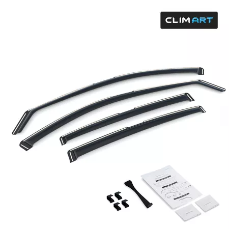 Extra Durable CLIM ART Integrated Window Deflectors for Nissan Altima 19-on Window Deflectors