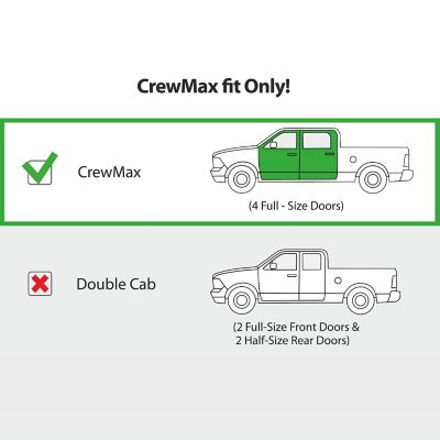 Image showing  Tape-On Window Deflectors Extra Durable for Toyota Tundra 22-23 CrewMax