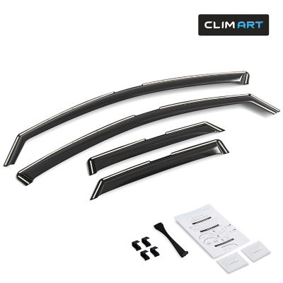 CLIM ART In-Channel Window Deflectors Extra Durable for Mazda CX-30 20-23