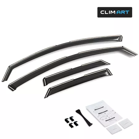 CLIM ART Extra Durable In-Channel Window Deflectors for Mazda CX-30 20-23 Window Deflectors