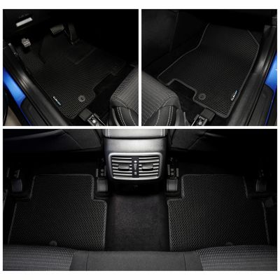 CLIM ART Custom Fit Floor Mats for Kia Sportage 17-22, Honeycomb Dirtproof & Waterproof Technology, All-Weather