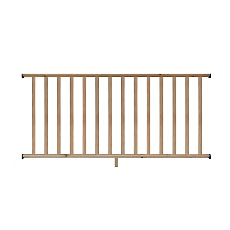 ProWood 6 ft. Cedar Routed Rail Kit with Se Balusters