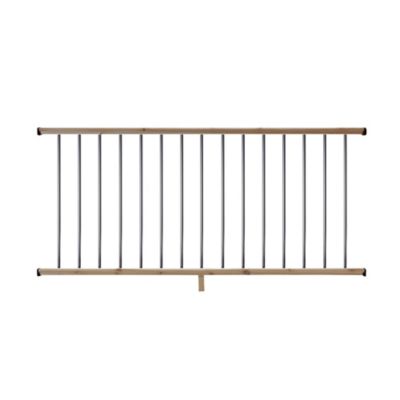 ProWood 6 ft. Cedar Moulded Rail Kit with Aluminum Round Balusters