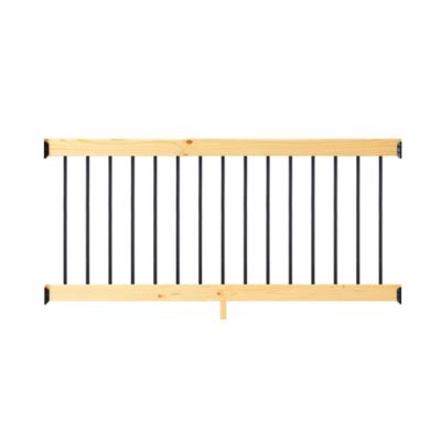 ProWood Southern Yellow Pine Rail Kit with Aluminum Square Balusters, 6 ft.