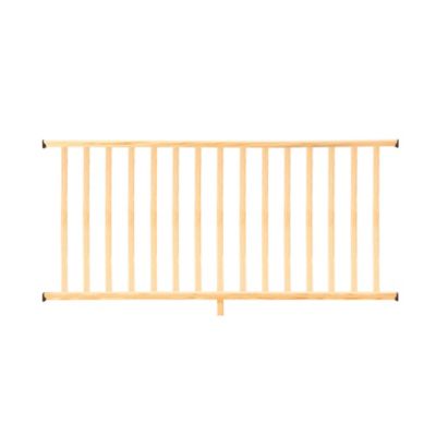 ProWood 6 ft. Southern Yellow Pine Moulded Rail Kit with Se Balusters