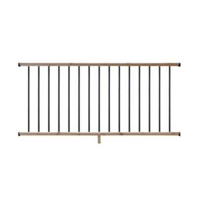 ProWood Cedar Moulded Rail Kit with Aluminum Square Balusters, 6 ft.