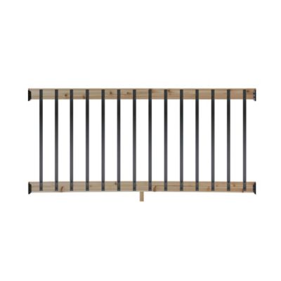 ProWood Cedar Rail Kit with Aluminum Rectangular Balusters, 6 ft.