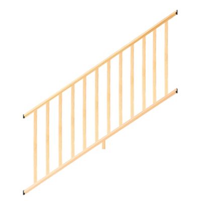 ProWood 6 ft. Southern Yellow Pine Routed Stair Rail Kit with Se Balusters