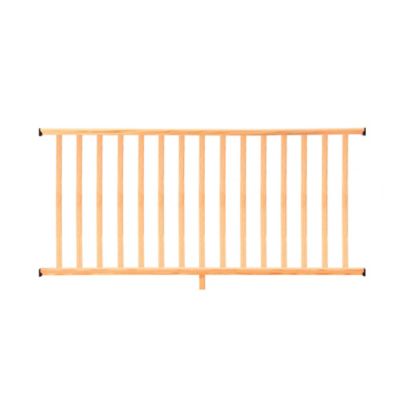 ProWood 6 ft. Cedar-Tone Southern Yellow Pine Moulded Rail Kit with Se Balusters
