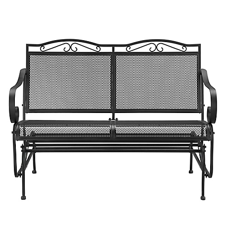 Red Shed Mesh Double Glider, Black