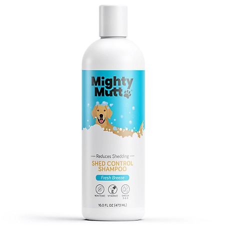 Mighty Mutt Deshedding and Hypoallergenic All-Natural, Toxin-Free and Anti-Itch Dog Shampoo, 20 oz.