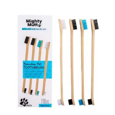 Image showing  Double-Sided Bamboo Dog and Cat Toothbrush