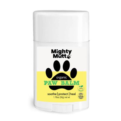 Mighty Mutt Healing and Soothing Organic Toxin-Free Paw and Nose Balm for Dogs