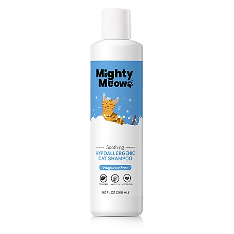 Mighty Meow Hypoallergenic Cat Shampoo & Conditioner All-Natural, Toxin-Free and Anti-Itch, 9 oz., 479