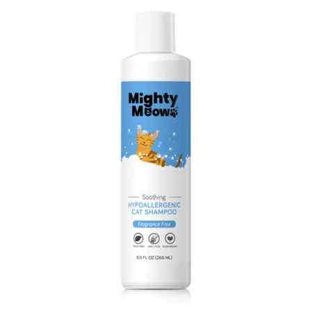 Mighty Meow All-Natural Hypoallergenic Cat Shampoo and Conditioner Toxin-Free and Anti-Itch 9 oz 479 Small Pet Shampoos