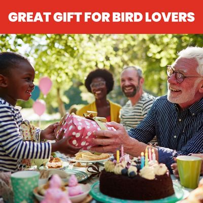 Image showing 8 th More Birds 20 oz. Jewel Hummingbird Feeder, Red