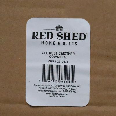 Image showing  Rustic Mama and Baby Cow Metal Sign