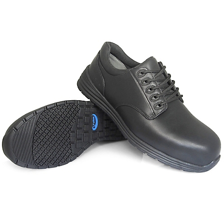 S Fellas by Genuine Grip Mustang 5110 Oxford Comp Toe Static Dissipative Puncture Resistant Work Shoes