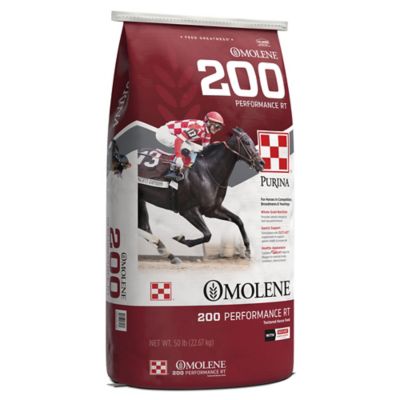 Purina Omolene 200 RT Race Track Horse Feed, 50 lb. Bag Great horse feed for race horses