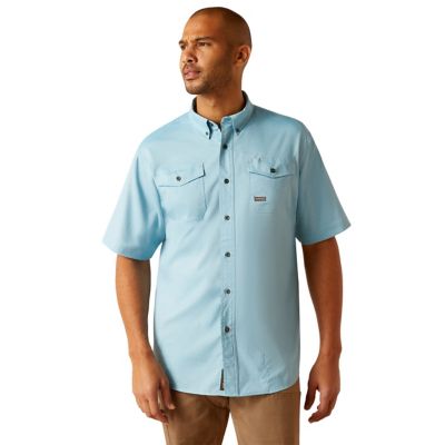 Ariat Men's VentTEK DuraStretch Rebar Made Tough Short-Sleeve Work Shirt