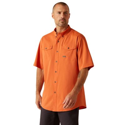 Ariat Men's VentTEK DuraStretch Rebar Made Tough Short-Sleeve Work Shirt