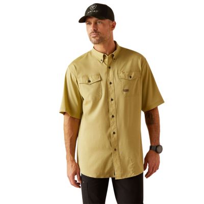 Ariat Men's VentTEK DuraStretch Rebar Made Tough Short-Sleeve Work Shirt