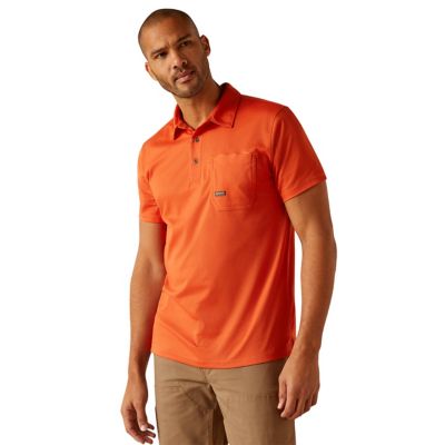 Ariat Men's Rebar Foreman Short-Sleeve Work Polo Shirt