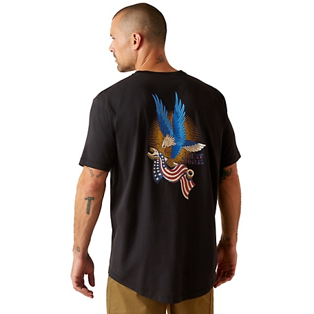 Ariat Men's Rebar Workman Victory Eagle Short Sleeve T-Shirt, 10048988