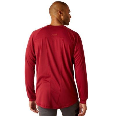 Image showing  Men's Rebar Heat Fighter Long-Sleeve Work T-Shirt