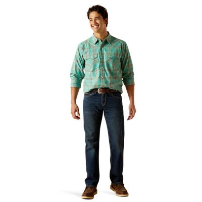 Image showing  Men's Retro Hudsyn Western Long-Sleeve Button-Down Shirt
