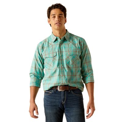 Ariat Men's Retro Hudsyn Western Long-Sleeve Button-Down Shirt