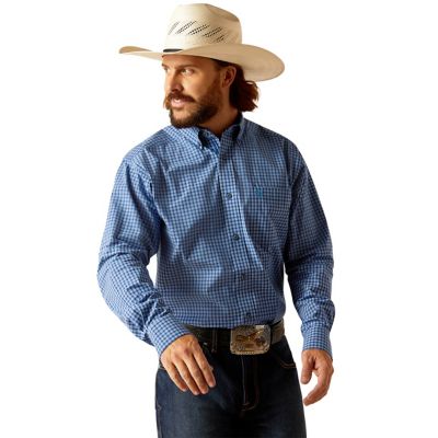 Ariat Men's Pro Series Perrin Classic Fit Western Long-Sleeve Button-Down Shirt