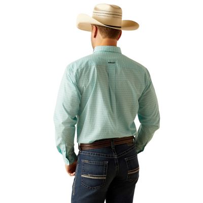 Image showing  Men's Casual Series Team Gian Classic Fit Western Long-Sleeve Button-Down Shirt