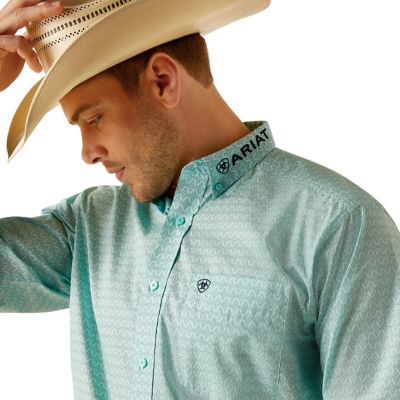 Image showing  Men's Casual Series Team Gian Classic Fit Western Long-Sleeve Button-Down Shirt
