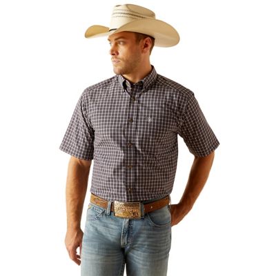 Ariat Men's Casual Series Denver Classic Fit Short Sleeve Western Shirt ...