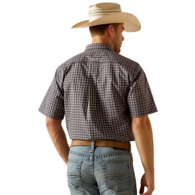 Image showing  Men's Pro Series Dakota Classic Fit Western Short-Sleeve Button-Down Shirt