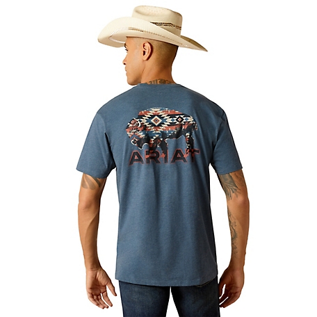 Ariat Men's SW Fill Bison Short Sleeve Graphic T-Shirt, 10051457