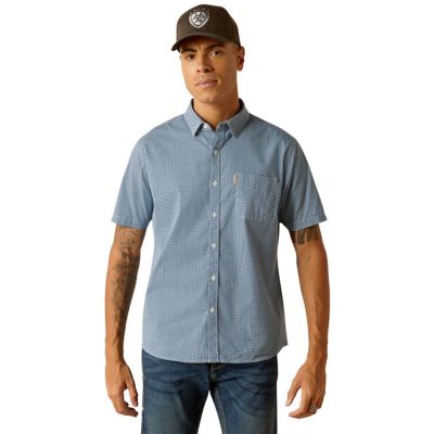 Ariat Men's Casual Series Miller Modern Fit Short Sleeve Western Shirt, 10048628